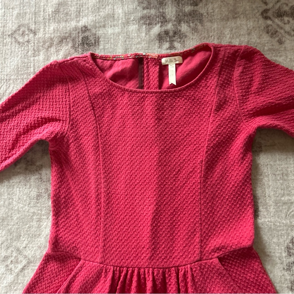 Matilda Jane Friends Forever Virginia A-Line Fit And Flare Textured Dress Size S - Picture 8 of 16
